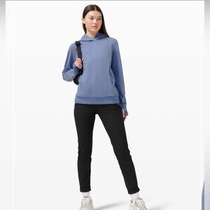 NWT Lululemon scuba pullover hoodie, size 6, heathered blue